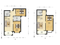 高楼层，视野开阔，带阁楼，有装修-涿州香邑溪谷上园户型图
