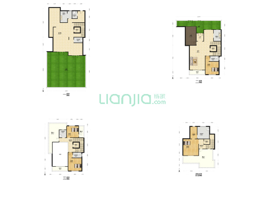 林语山墅 4室1厅6卫 411平方