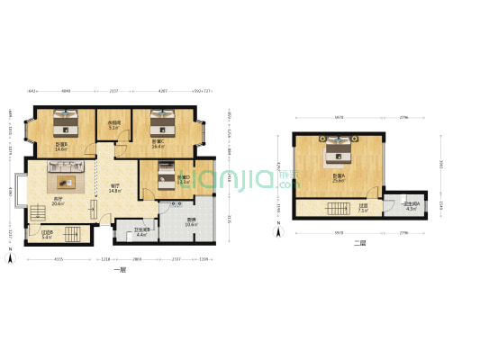 兴瑞花园 4室2厅2卫 162平方