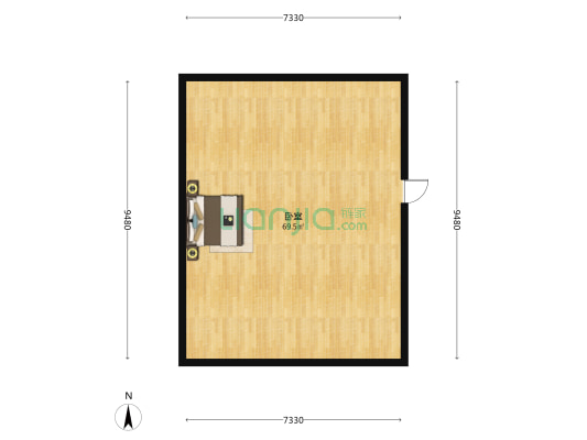 仓小教工宿舍 1室0厅0卫 71平方