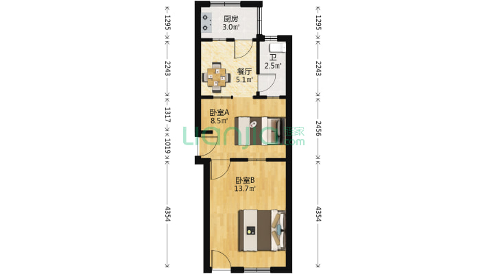 啤酒厂宿舍二手房实景图