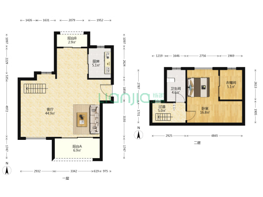 阳光城檀悦 1室1厅1卫 137平方