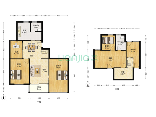 恒成楼 4室1厅2卫 98平方