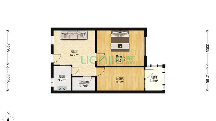 解放路33号二手房实景图