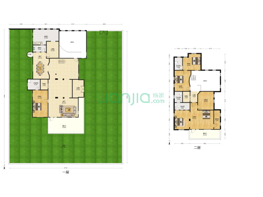 颐和星苑南区 4室2厅4卫 375平方
