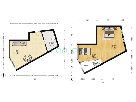 和平盛市 2室1厅1卫 71平方