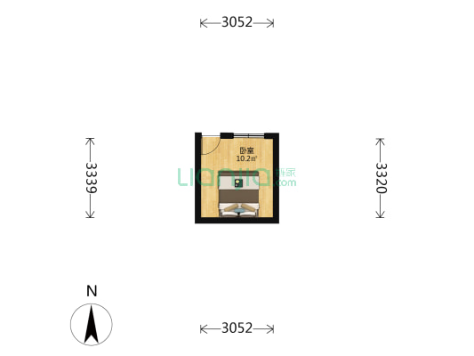 五四大街 1室0厅0卫 14平方