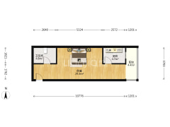 精装一居室 配套齐全 交通便利 好楼层-涿州善水永利花园户型图