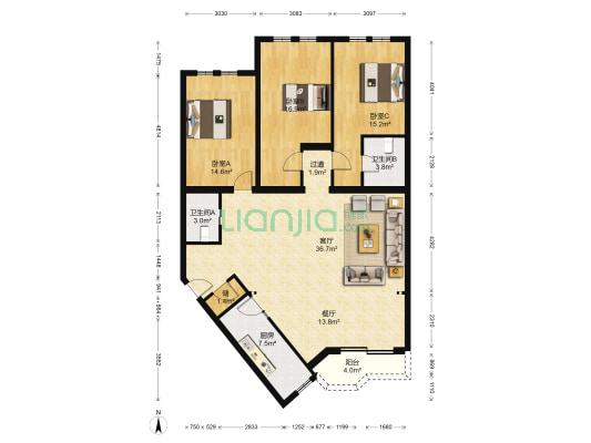 梧桐花园房价怎么样 上海梧桐花园房源 户型图 小区车位 交通地址详情分析 链家网
