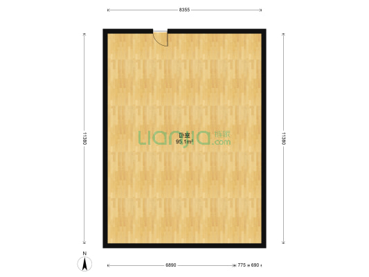 太平中路松柏里 1室0厅0卫 91平方