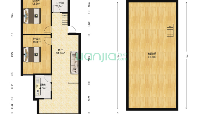 城西三苑二手房实景图