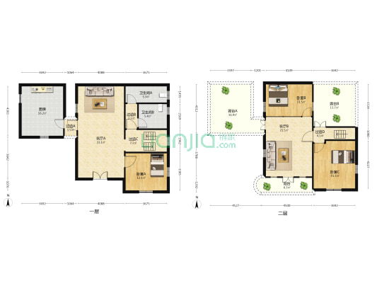 仁寿街6巷 3室2厅2卫 246平方