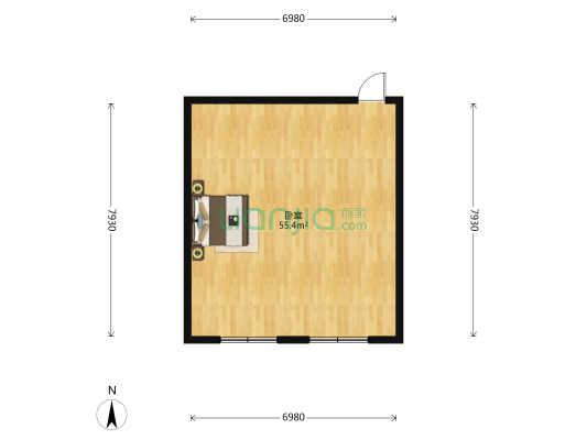兴华街33号 1室0厅0卫 84平方
