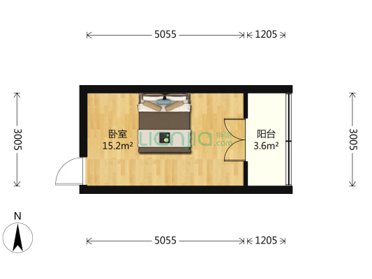 欢庆楼 1室0厅0卫 19平方