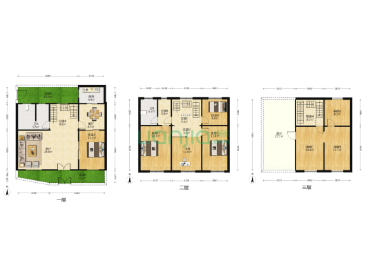 蓝华小区 5室2厅2卫 180平方