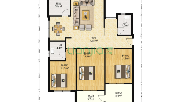 利民公寓1二手房实景图