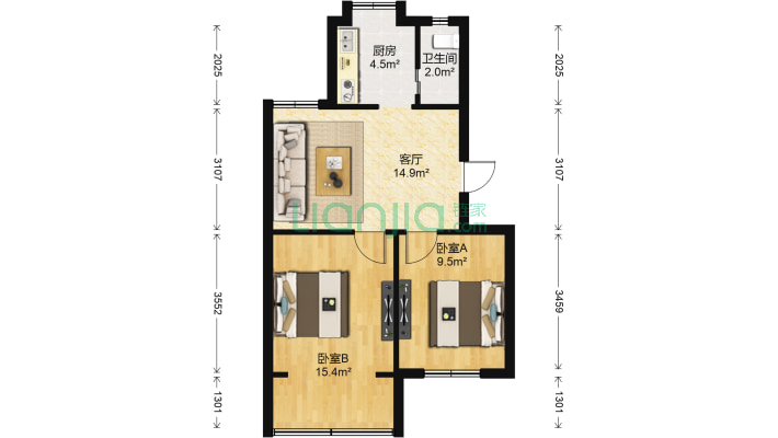 谷市街社区二手房实景图