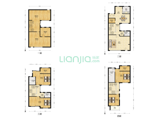 路劲翡丽湾(别墅) 4室2厅4卫 383平方