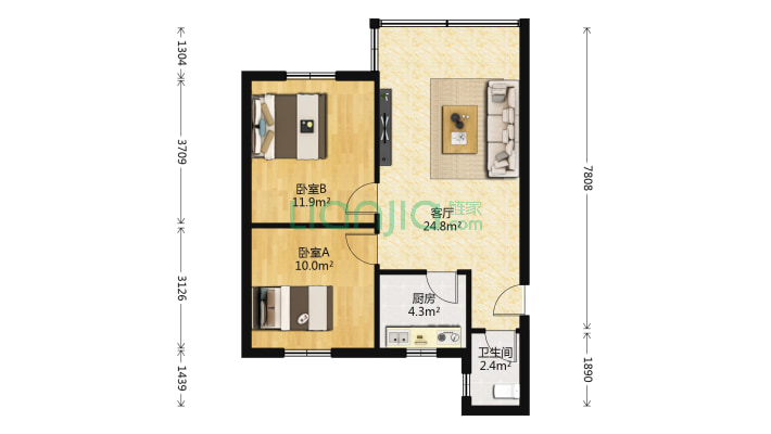 银竹苑2区二手房实景图