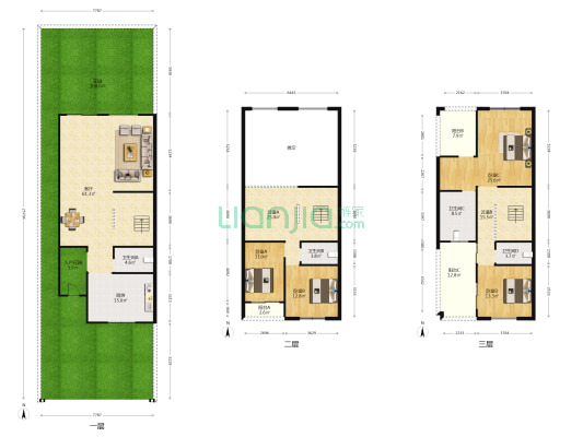 云山雅墅 4室1厅4卫 352平方