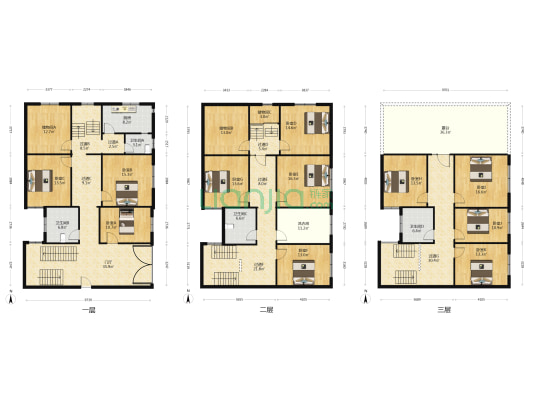 大朱屯新村 11室0厅4卫 163平方