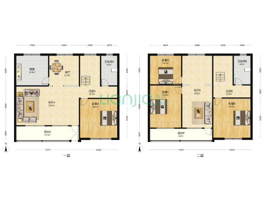 汶源东大街 4室3厅2卫 441平方