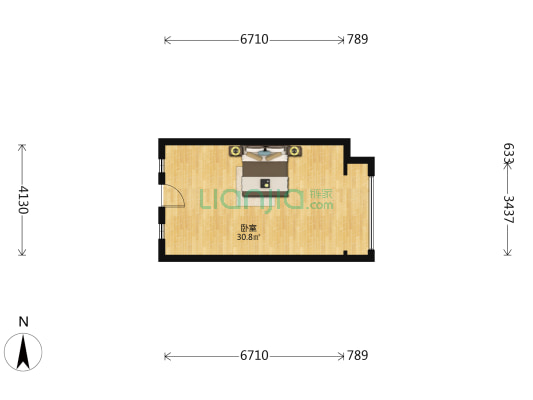 盛世滨江 1室0厅0卫 49平方