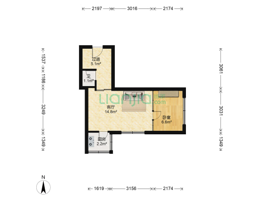 长江小区 1室1厅1卫 38平方