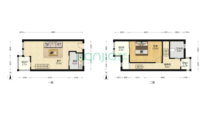 金地格林世界(卢尔公寓风情街)二手房实景图