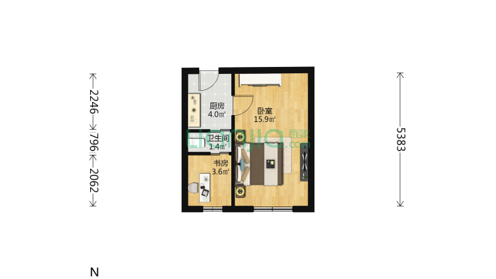 普铁新村二手房实景图
