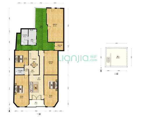 泗井巷散盘 3室2厅2卫 162平方