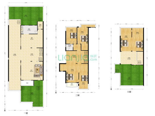新明半岛涵碧园 7室2厅1卫 265平方