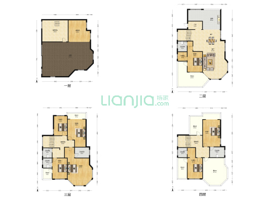 滨江别墅区 7室1厅6卫 396平方