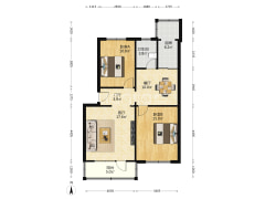 欣欣庄园 2室2厅 南 北-涿州欣欣庄园户型图