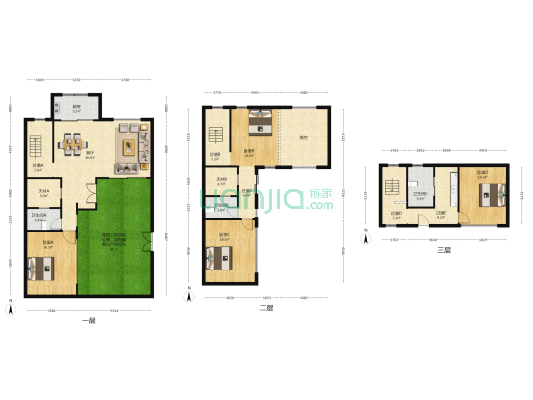 紫锦墅院 4室1厅3卫 234平方