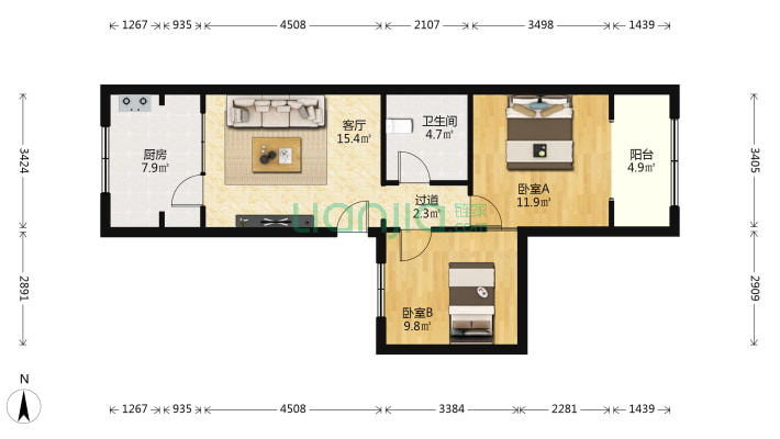 新華佳苑二手房实景图