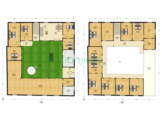 五顷四老区 17室2厅1卫 266平方