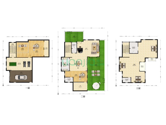 融科满堂院 2室1厅4卫 350平方