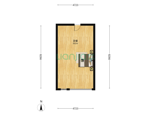 中建天府公馆二期 1室0厅0卫 58平方