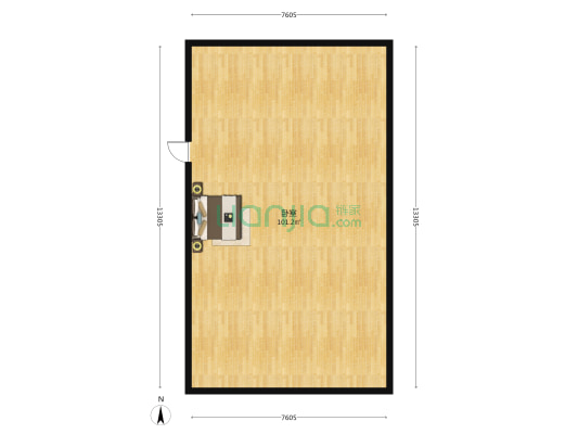 生态工程学校教工公寓 1室0厅0卫 92平方