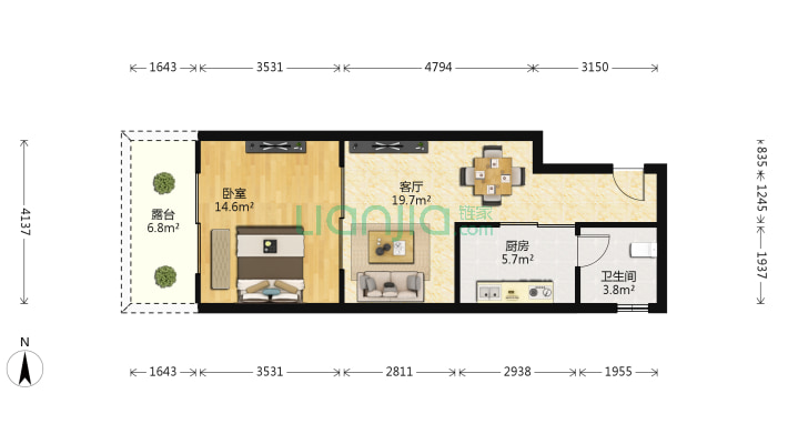 湾里区翠绿苑商住楼二手房实景图