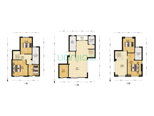 海润滨江花园A区 6室1厅3卫 142平方