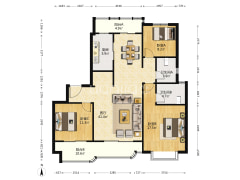 森兰公寓 精装三房 满五 诚心出售-常熟森兰公寓户型图