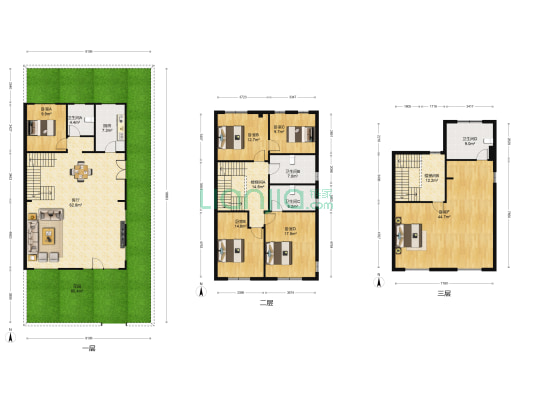 光耀雅苑 6室1厅4卫 271平方