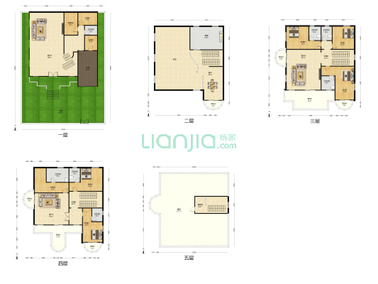 东怡新区东豪园 7室4厅7卫 575平方