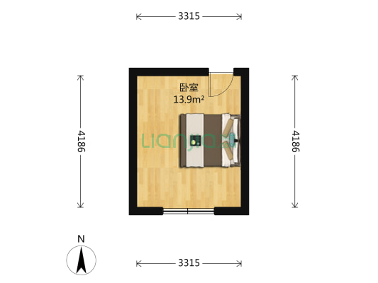 翰园里 1室0厅0卫 26平方