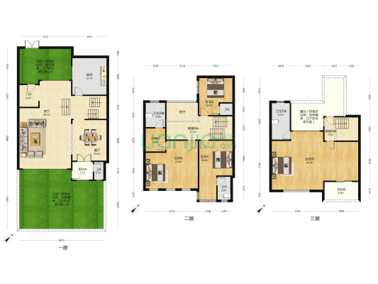 倾城莲花 4室2厅5卫 347平方