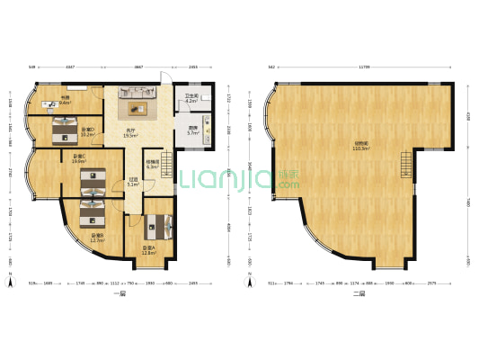 翠岩路81号 5室1厅1卫 190平方