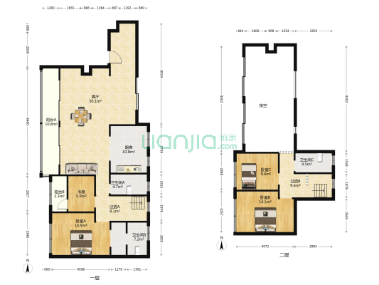 保利大都汇雅汇 4室1厅3卫 143平方