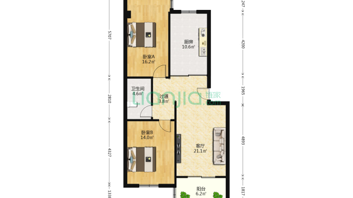 七星园二手房实景图